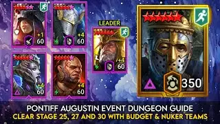 Pontiff Augustin Event Dungeon Stage 25, 27, & 30 Guide | Raid Shadow Legends