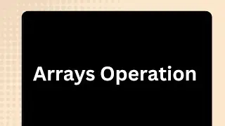 Master Arrays in 10 Minutes! 🔥 (Operations + Traversal Explained)#array#cse#gate#study #educational