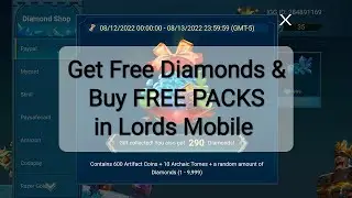 Get Free Diamonds and Buy Free Packs 