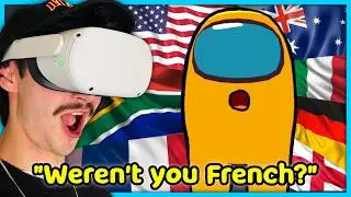 Among Us VR but I SWITCH ACCENTS Every Round 🇺🇸🇫🇷🇩🇪🇮🇹🇬🇧🇦🇺🇿🇦