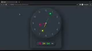 Clock Digital with HTML, CSS, Javascript | Web Development - App Stack