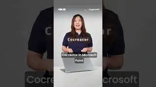 With the help of AI, Cocreator will unleash your creativity and help you draw anything!#ASUS #AIPC