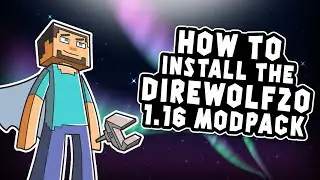 How to install 1.16 Direwolf20 Modpack! + Install Optifine