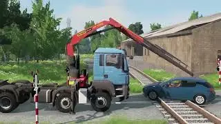 Once on a railroad 5 in Beamng drive