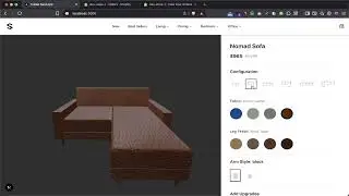 Custom Furniture Product Builder in Shopify | Sofa Customizer App Demo