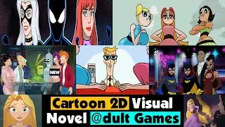 Cartoon Visual Novel Games | Top 5 2d Cartoon Games | Part 7