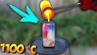 ¡Derrame LAVA a 1100 grados sobre el TELEFONO mas RESISTENTE del MUNDO!
