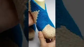 आसान तरीके से बनाये सुन्दर लेडीज़ जूती ✨💖 #knittingtutor #socksKnitting