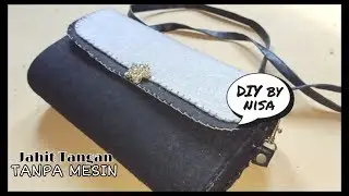 Cara Membuat Tas Dari Kain Flanel - DIY SLING BAG