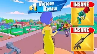 Fortnite Simpsons Season High Kill Full Gameplay | No Commentary
