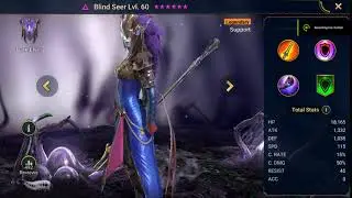 Raid Shadow Legends Hero Showcase Blind Seer lv 60