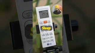 LG AC Remote Control Guide ❄ Sleep ❄ 