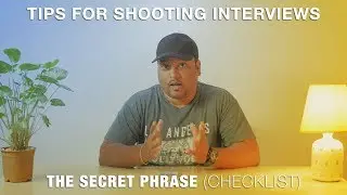 Tips for shooting interview | Quick Tips & Techniques