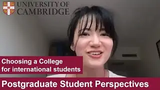 Student Perspectives: Choosing a College for Postgraduate International Students