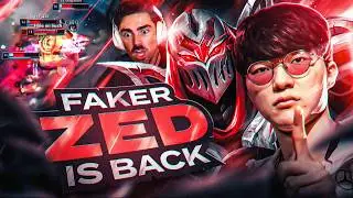 T1 FAKER ZED IS BACK *CRAZY 1v3*