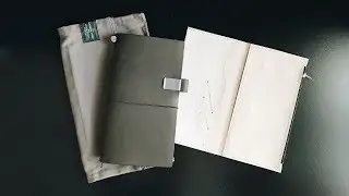 Traveling Portfolio in a Traveler's Notebook