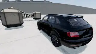 LARGE SPINNER VS BENTLEY BENTAYGA (BEAM NG DRIVE)