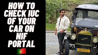 How to check IUC of your car on NIF portal in portugal 🇵🇹/ portugal immigration update / pay IUC