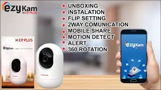 CP plus Ezykam+ 360 degree wifi  home security camera| cp plus ezykam+ | home security camera