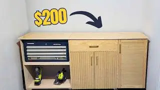 I Built a Stylish Workbench/Cabinets for $200