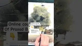 🎨 Beautiful landscape in watercolor