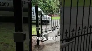 Installing a driveway gate and Italian-made gate operator system VDS - EGO110 by Royal Gates, Canada