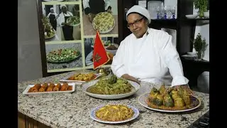 طاجين لحم الملج بالقرعة الخضراء والزعتر و نوعان من القرع المعمر على طريقة مي فاطمة