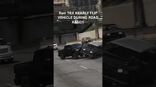 Ram TRX ROAD RAGE! Almost flip Jeep 
