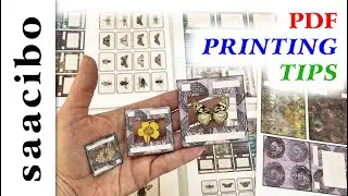 PDF Printing Tips For Digital Kits Tutorial #junkjournals #printables