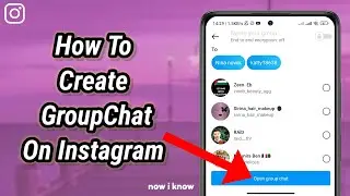 How To Create Group Chat On Instagram 2024