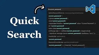 VS Code: Quick Search 🔍