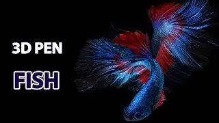 Small Fish 3D pen | How to make ? | DIY | 3dpen.art | 2019