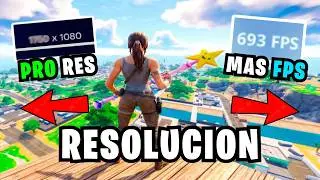 RESOLUCIONES ESTIRADAS que SUBEN FPS en FORTNITE | Guía Completa