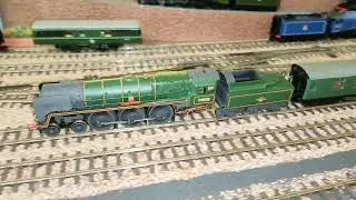 "Hornby" TT 120 rebuilt West Country being tested