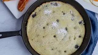 Oven-Baked Blueberry Pancakes Recipe