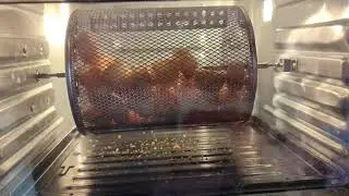 Tater Tots in a Gluck Air Fryer rotating basket