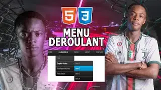 MENU DEROULANT  AVEC HTML ET CSS  #8 EPISODE