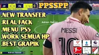 Efootball PES 2024 PPSSPP New Update Fack| Kits & Transfer 23/24 Grafik HD