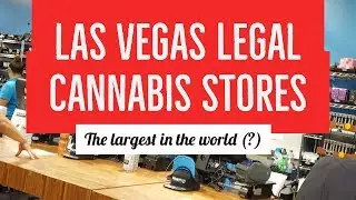 Legal cannabis stores in Las Vegas including the largest in the world ?