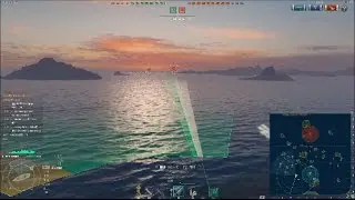 Mutsuki and Fuso working together - World of Warships