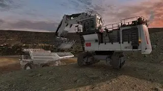 CYBERMINE Simulator - Liebherr 9350 Excavator Simulator
