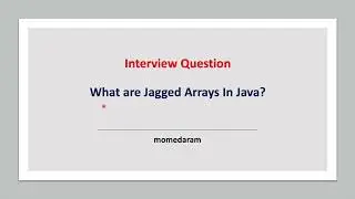 What are jagged arrays in java?