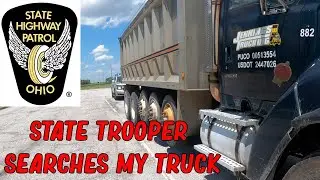 State Trooper Busted Me| DOT Inspection | Asphalt Paving