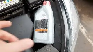 Стук Соляриса на масле TOYOTA.