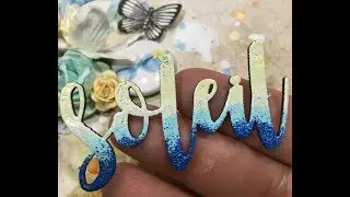 Ombre embossing with Lindy's
