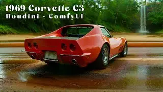 CG and ComfyUI Vol.06 - Corvette C3  Animation + Lora Training
