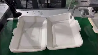 small paper lunch box production line machine price (500ML food box )