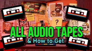 Clucky's: Update 4 - ALL 4 Secret Audio Tape & Guide How to Get (Update Showcase) Roblox