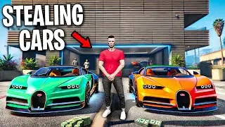 Stealing 50 Cars on GTA 5 RP