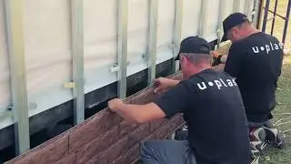 Монтаж фасадных панелей STONE HOUSE